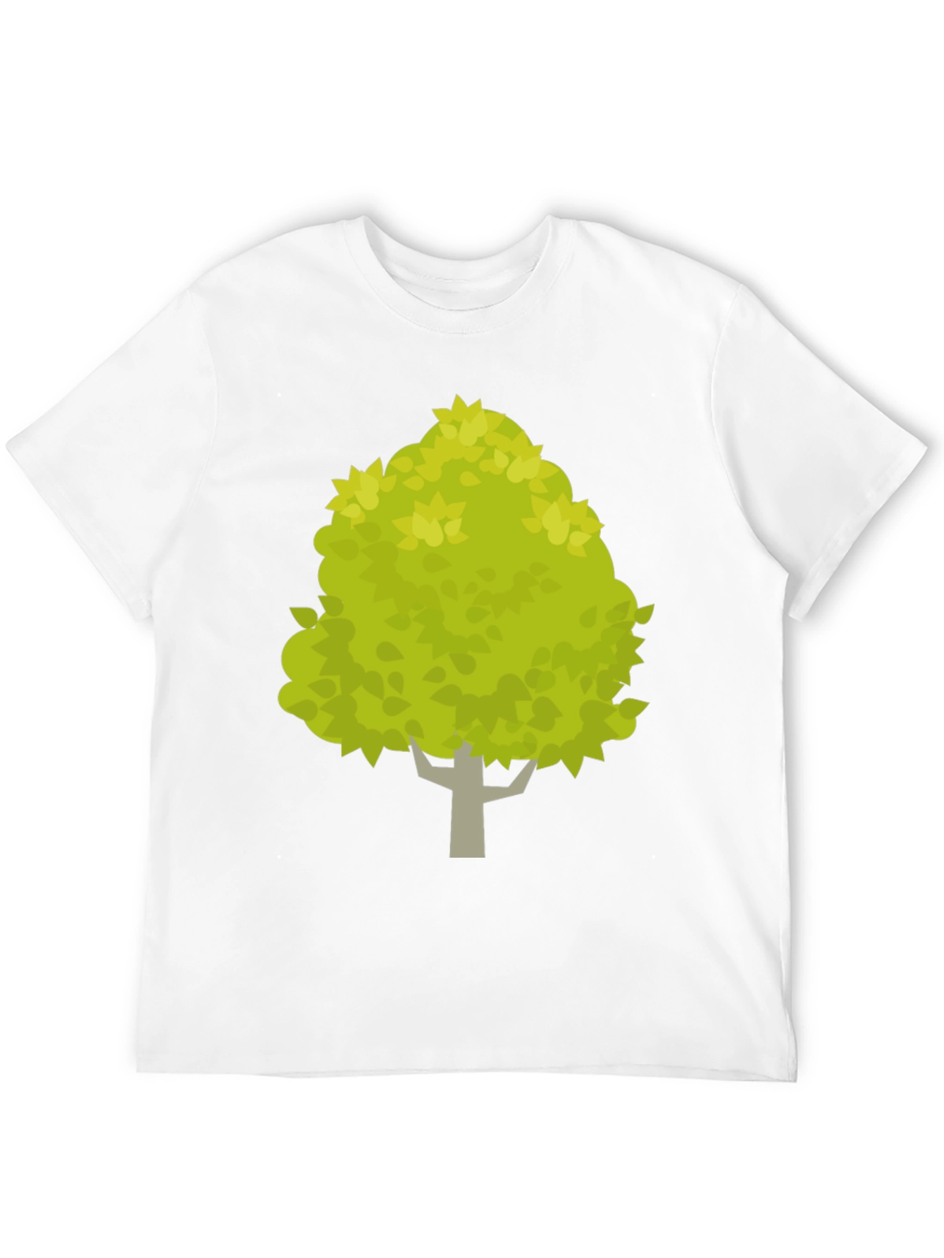 Nature Tree Graphic Tee - Black Short Sleeve
