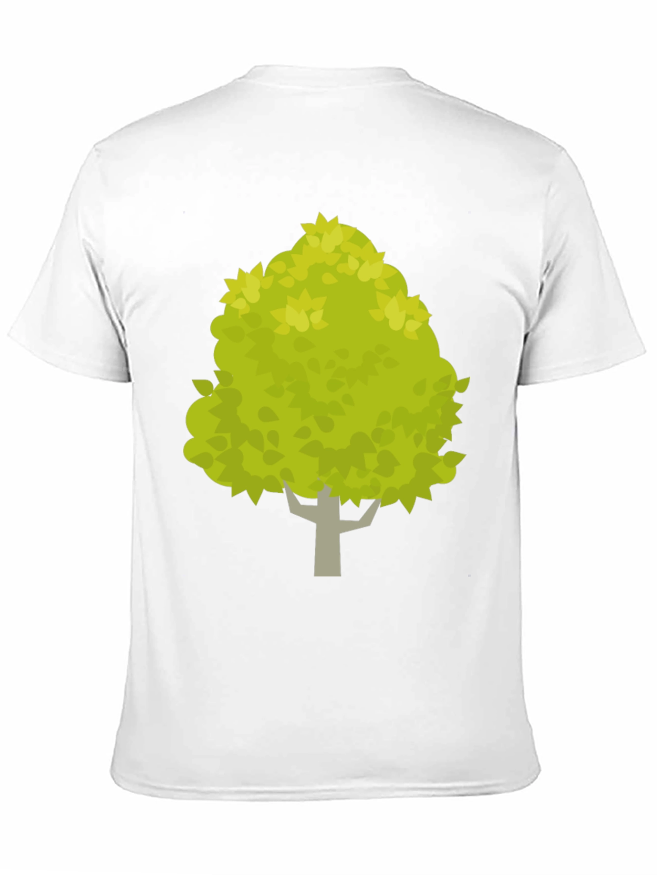 Nature Tree Graphic Tee - Black Short Sleeve