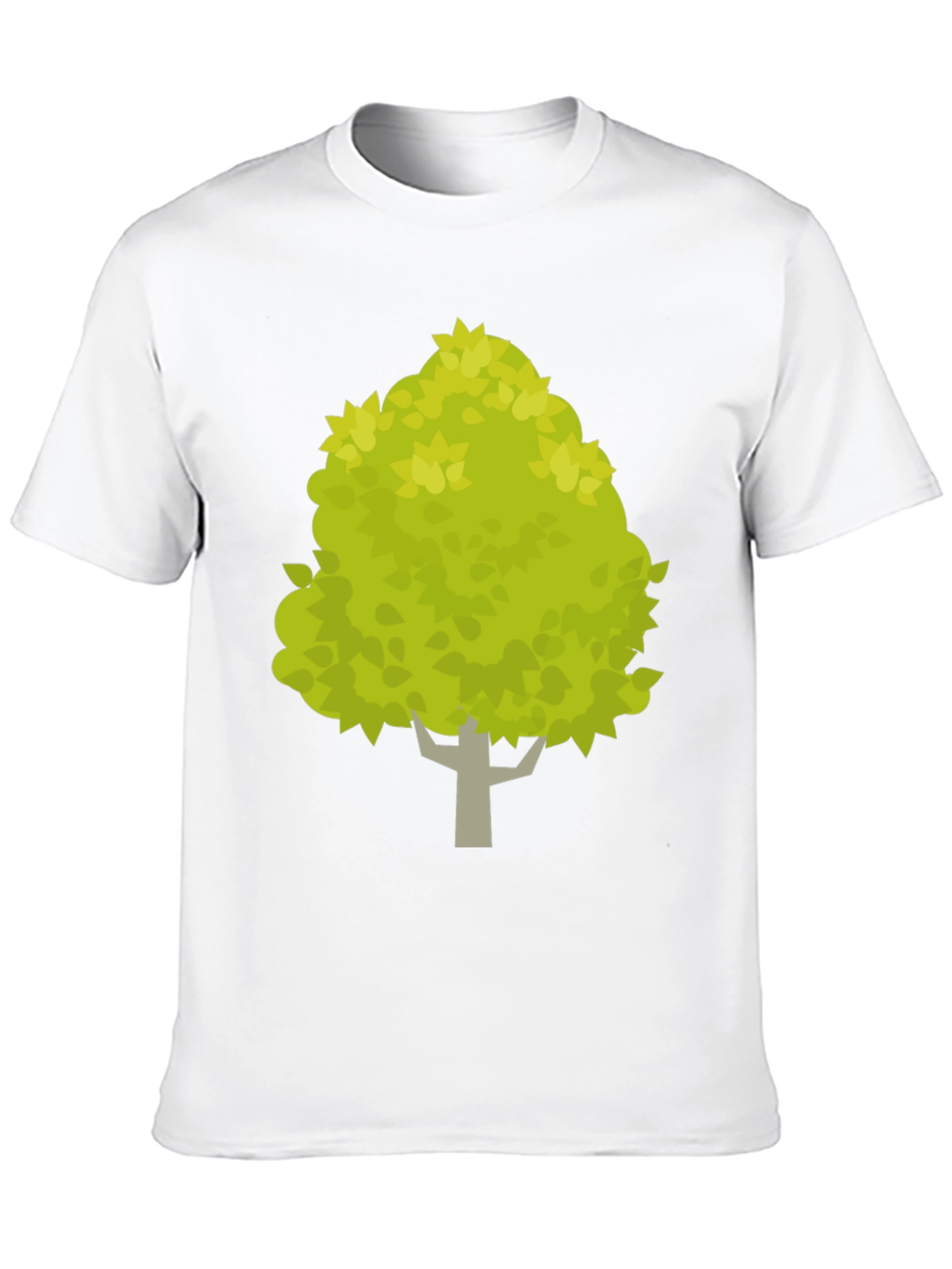 Nature Tree Graphic Tee - Black Short Sleeve