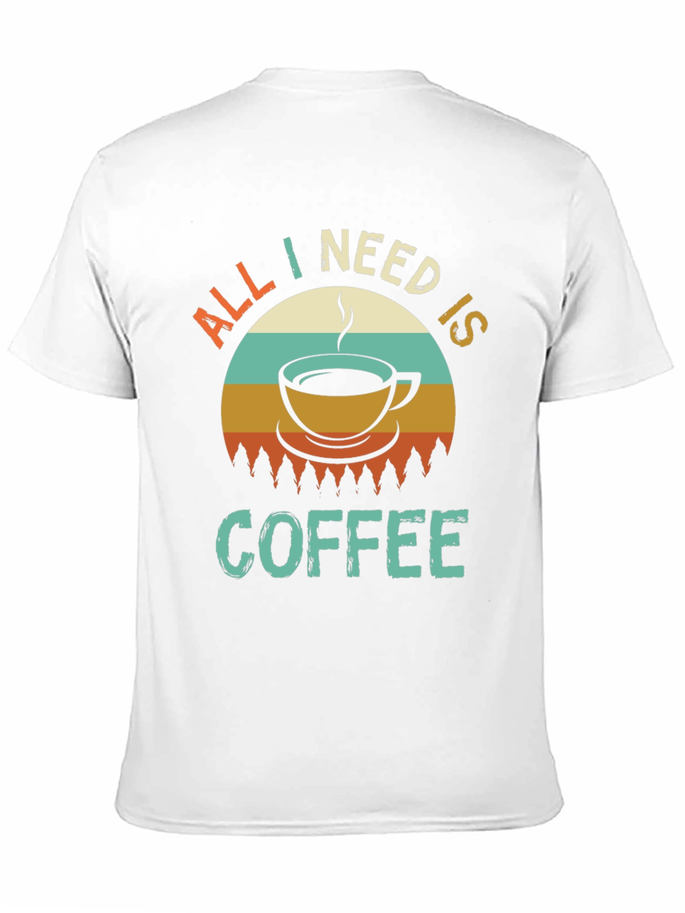 All I Need Is Coffee Retro Graphic Tee