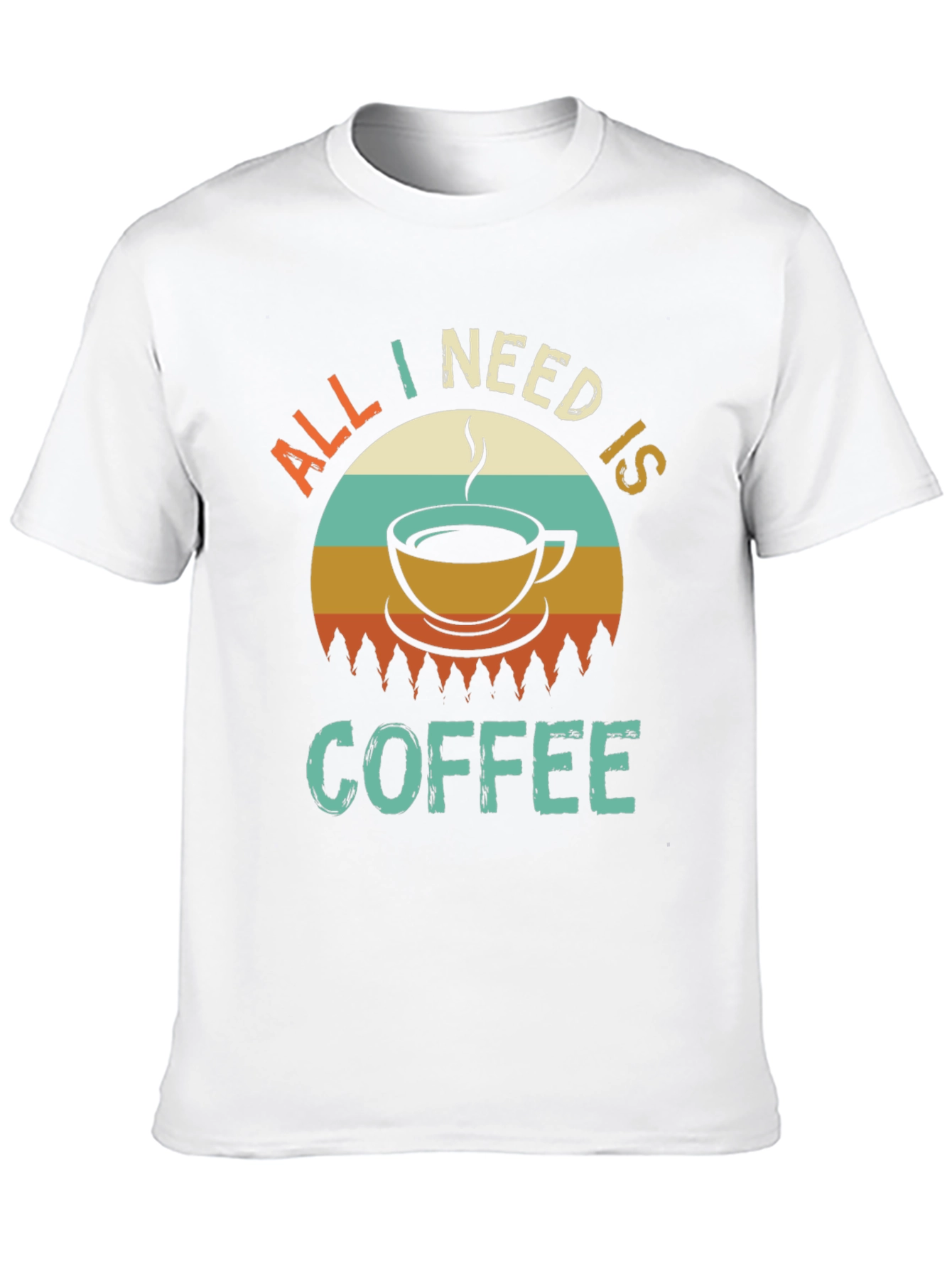 All I Need Is Coffee Retro Graphic Tee