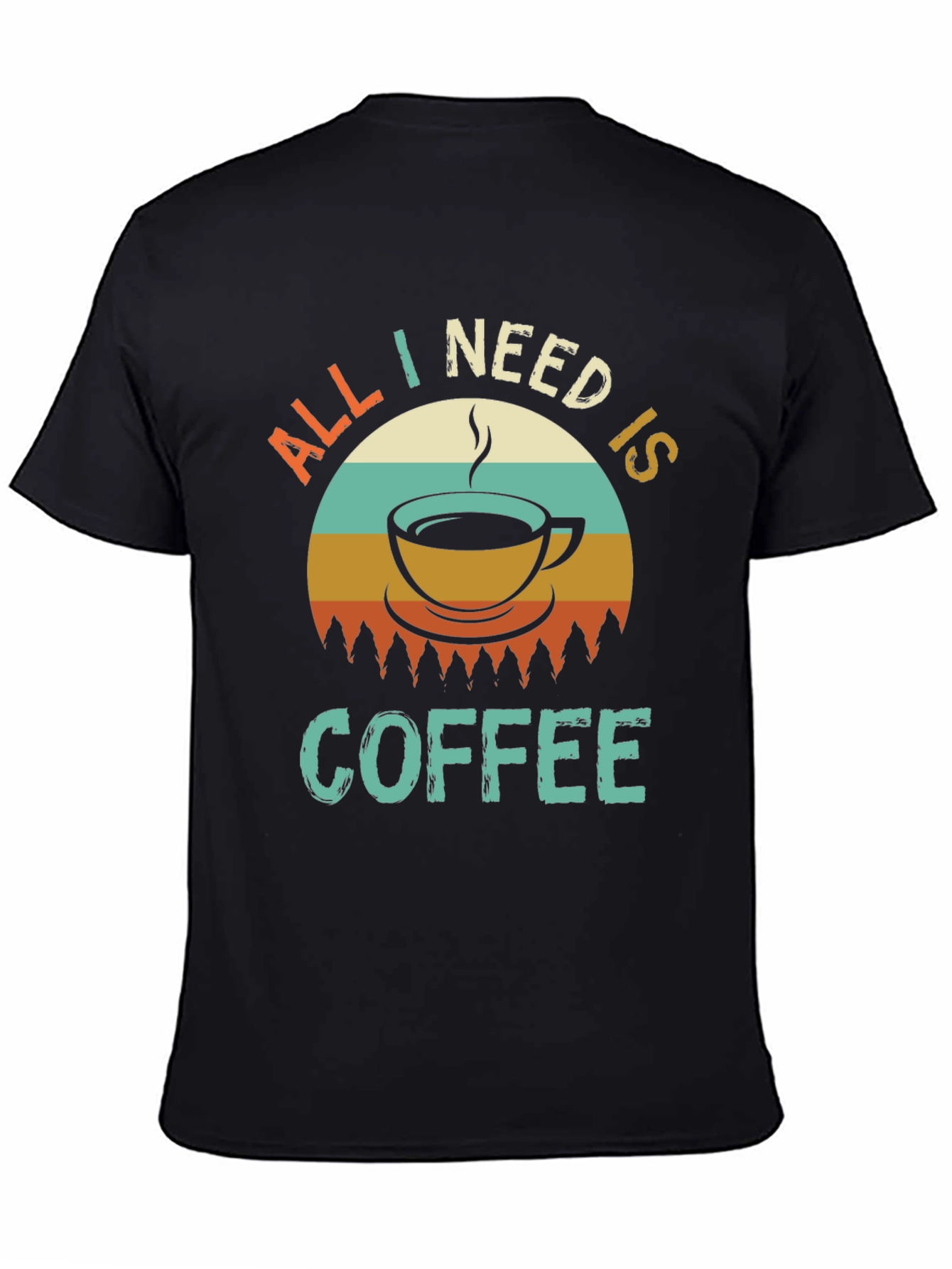 All I Need Is Coffee Retro Graphic Tee