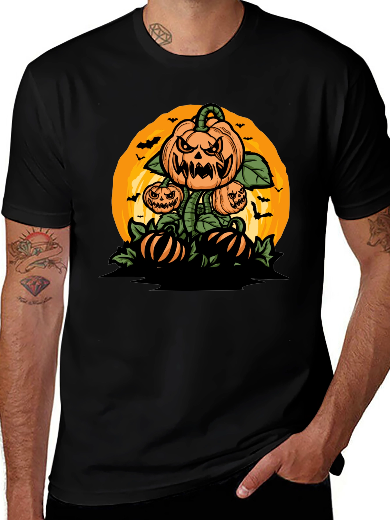 Halloween Pumpkin Patch Graphic Tee