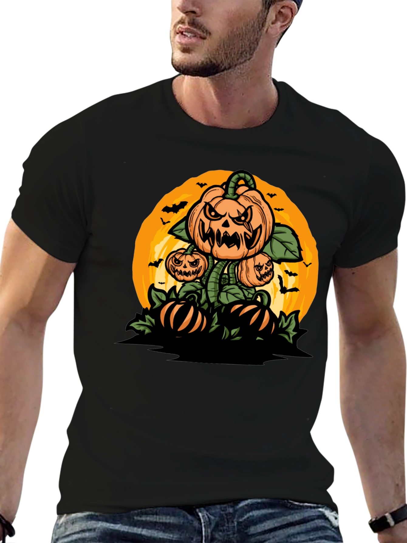 Halloween Pumpkin Patch Graphic Tee
