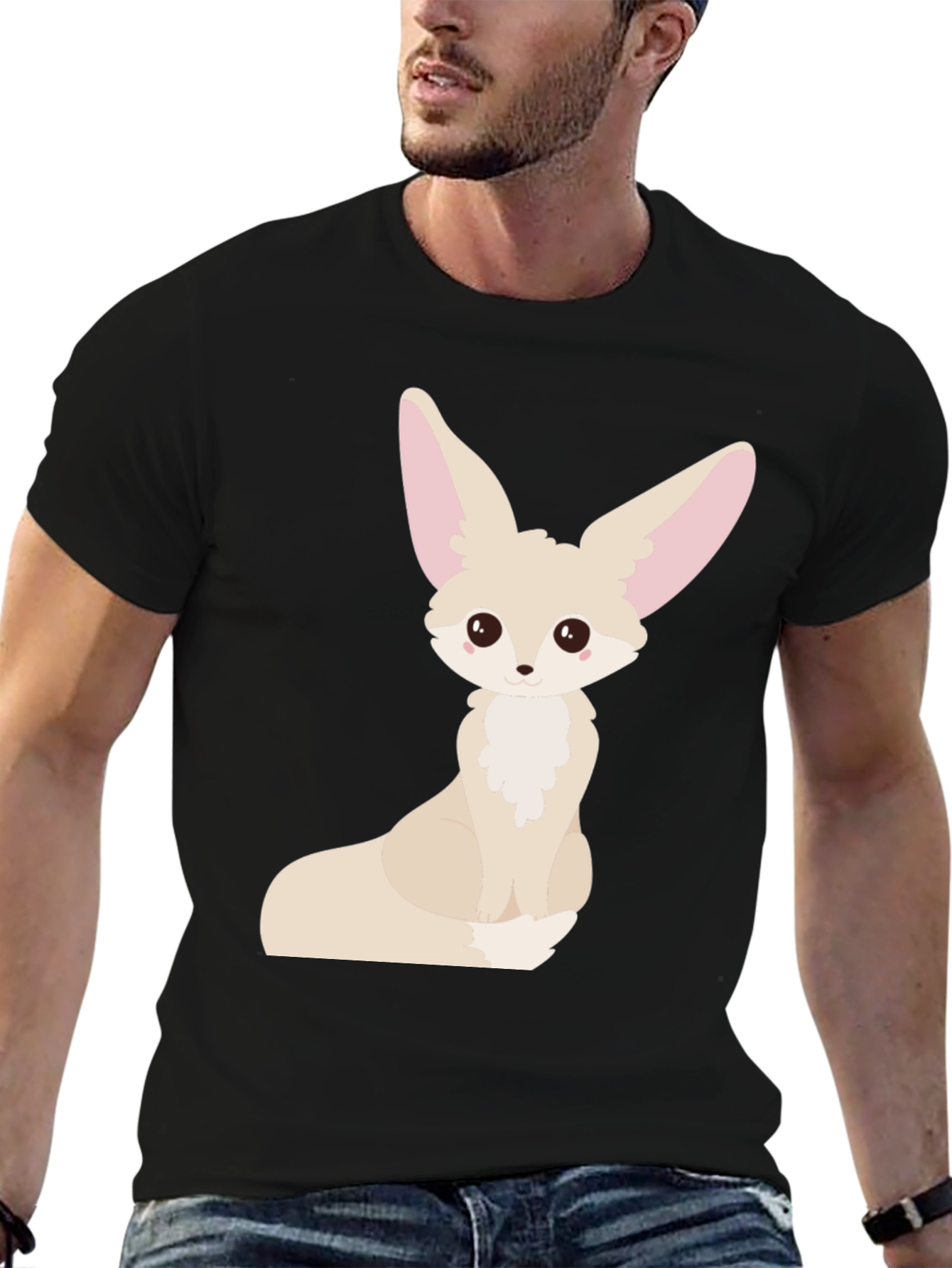 Fennec Fox Graphic Tee - Cute Animal T-Shirt