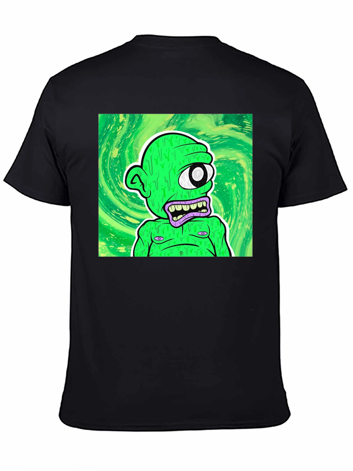 One-Eyed Green Monster T-Shirt - Unique Graphic Tee