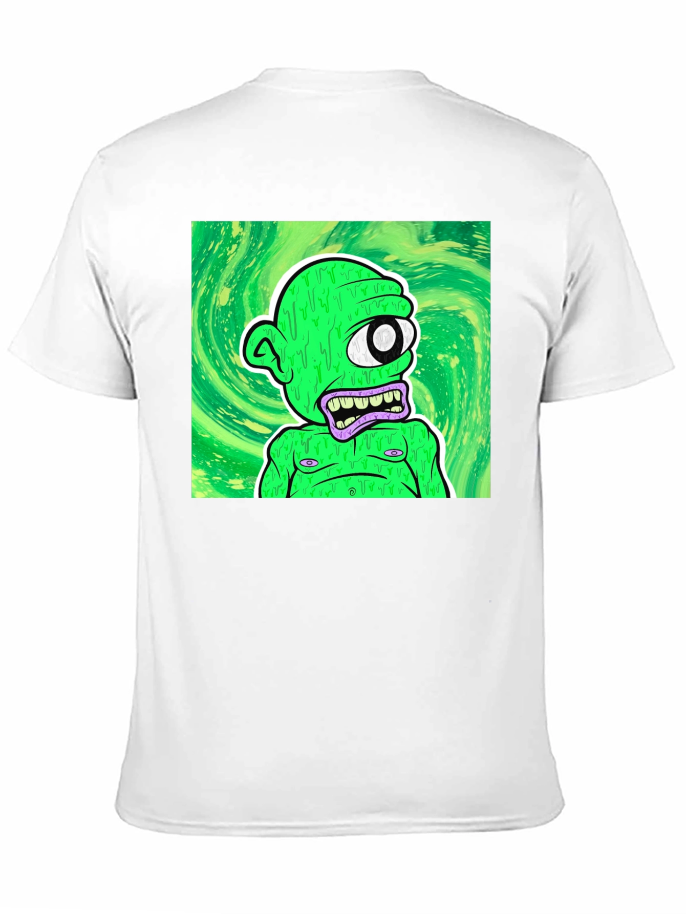 One-Eyed Green Monster T-Shirt - Unique Graphic Tee