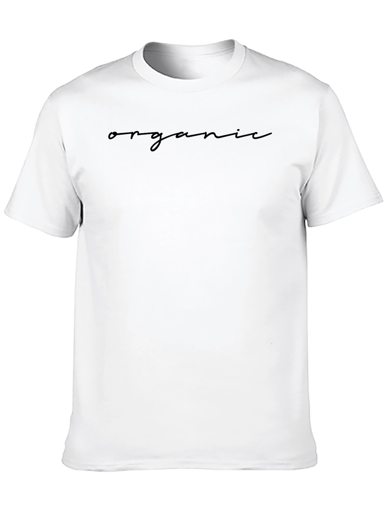 Organic Script Black T-Shirt