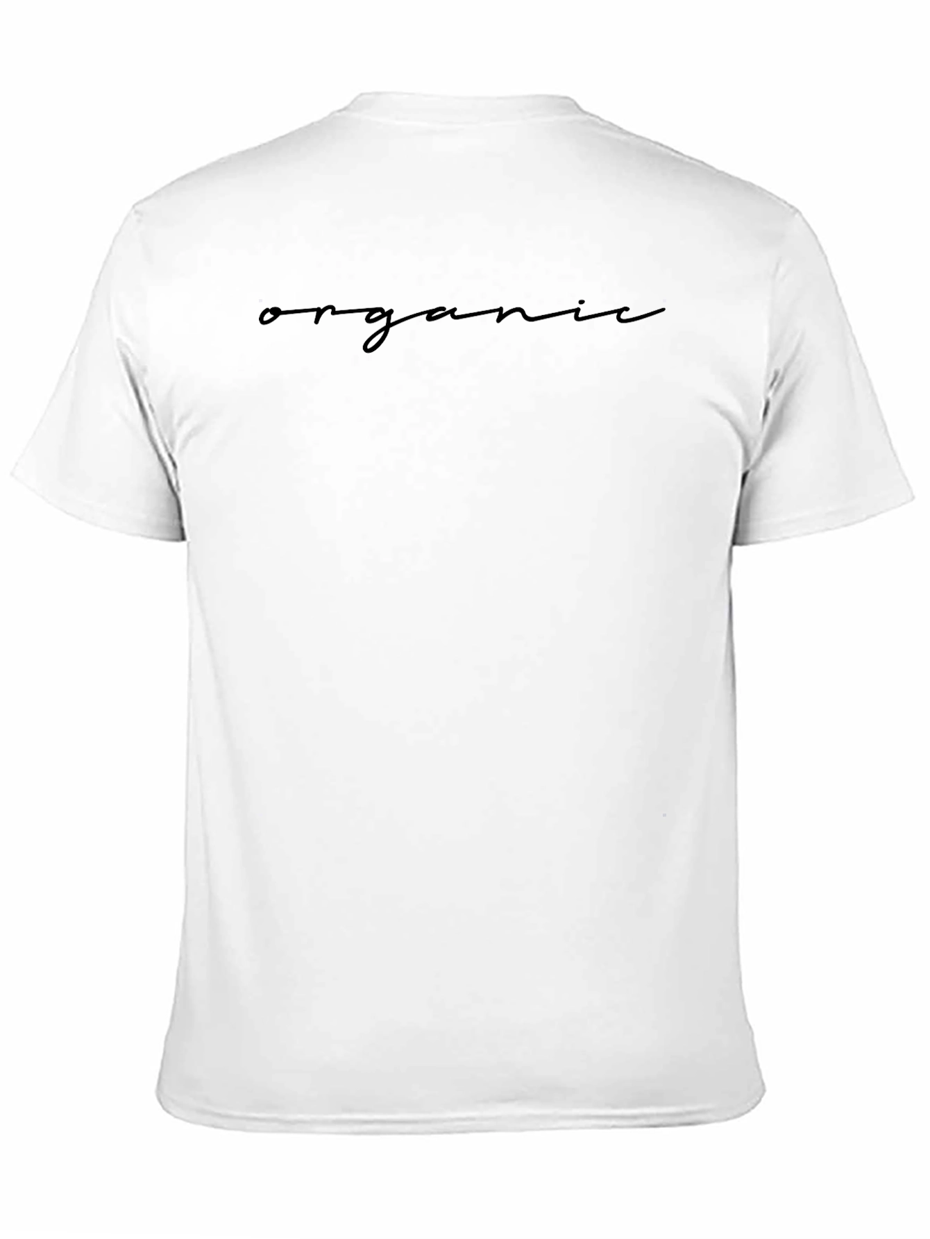 Organic Script Black T-Shirt