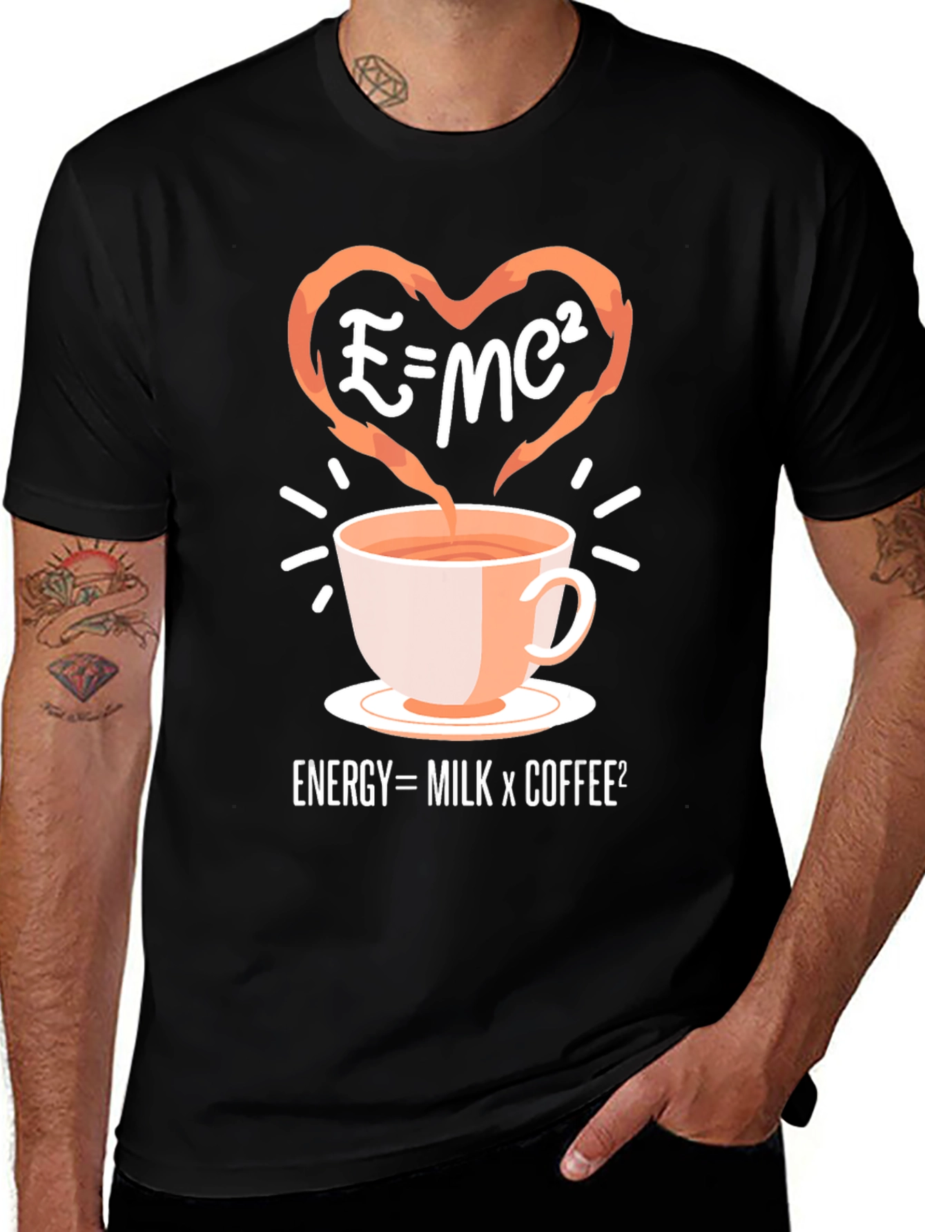Science of Coffee Black T-Shirt