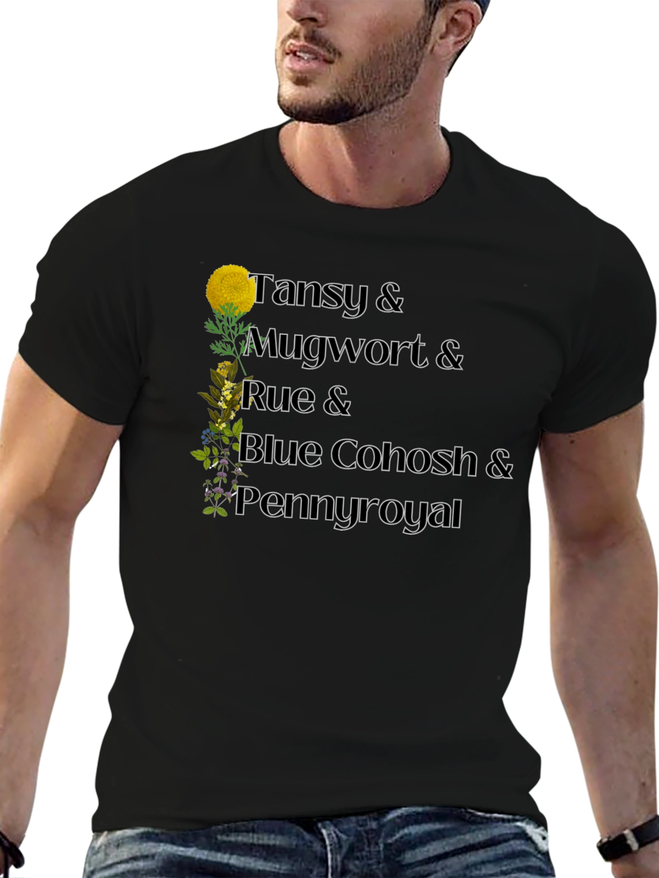 Tansy & Mugwort Plant Lover T-Shirt