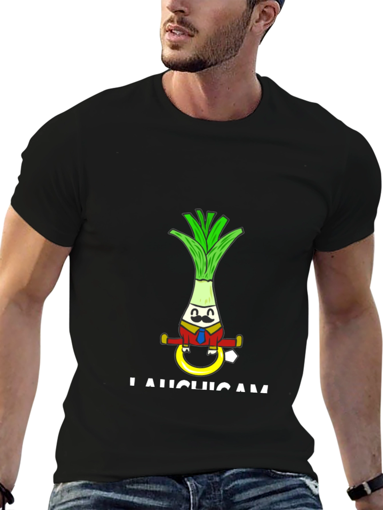 Funny Leek I Am Graphic T-Shirt