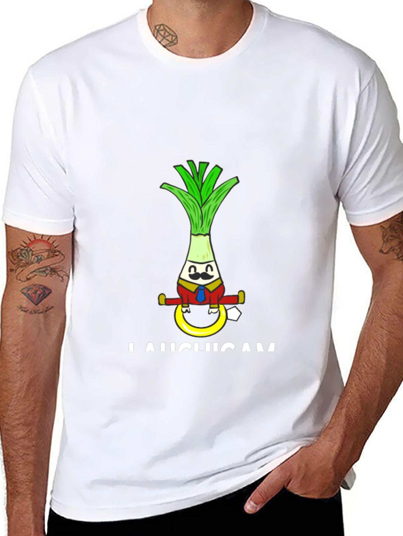 Funny Leek I Am Graphic T-Shirt
