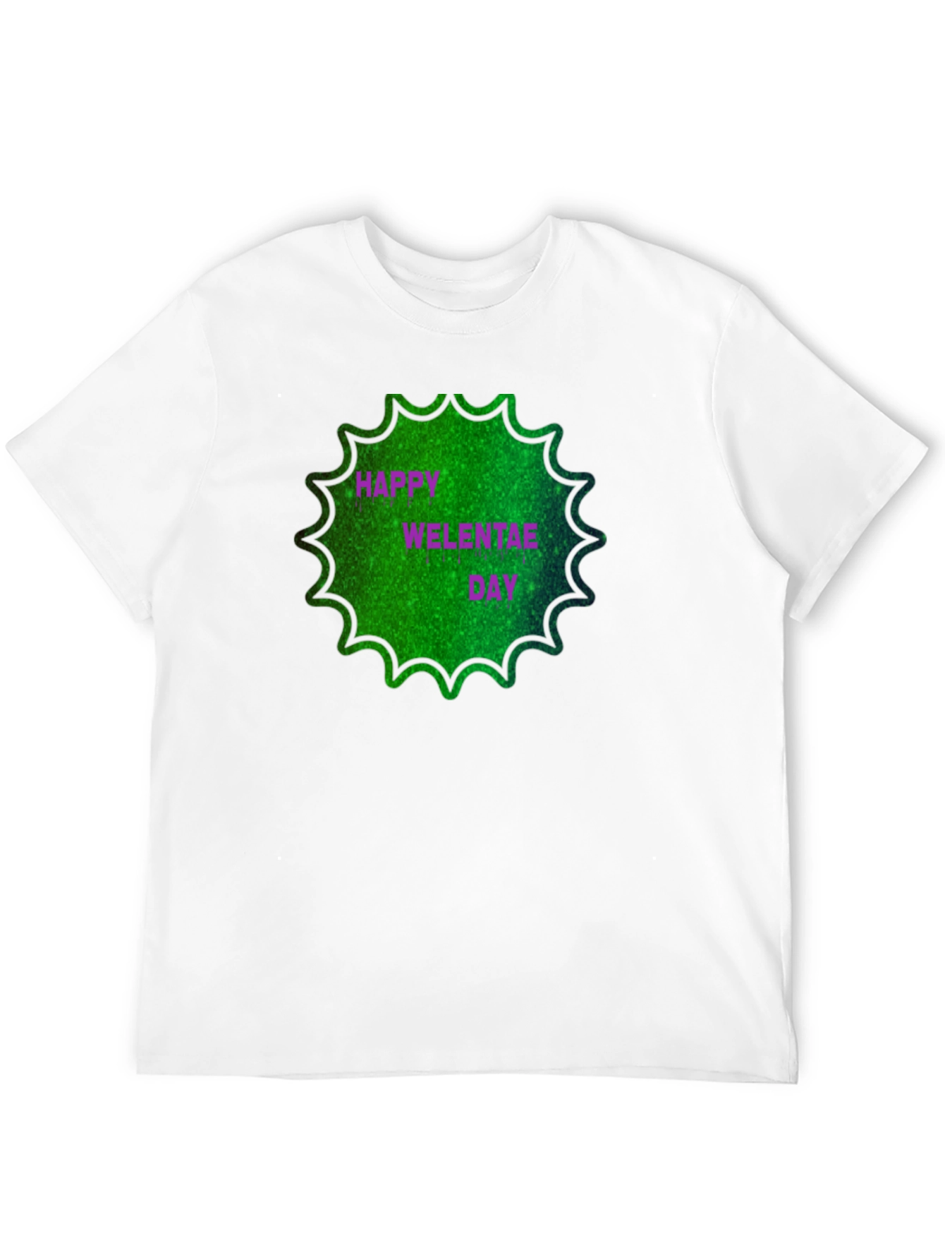 Happy Welentae Day Black T-Shirt