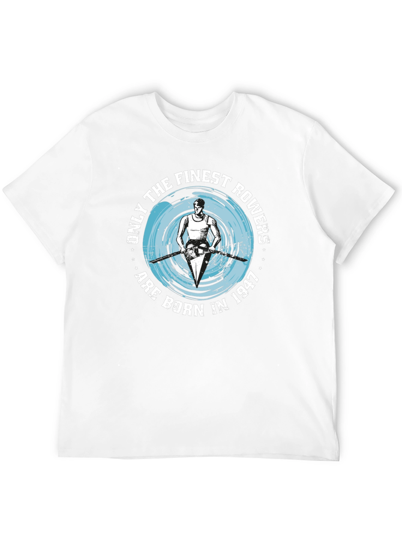 Finest Rowers Born in 1947 Black T-Shirt