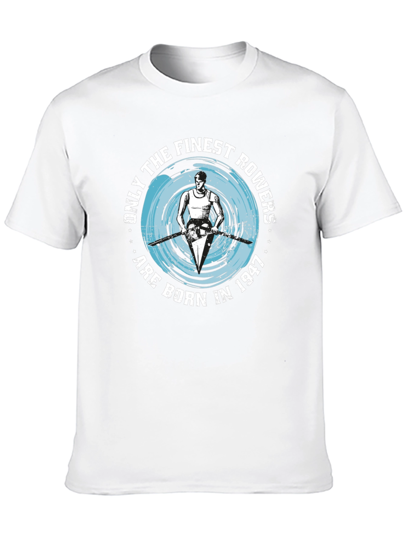 Finest Rowers Born in 1947 Black T-Shirt