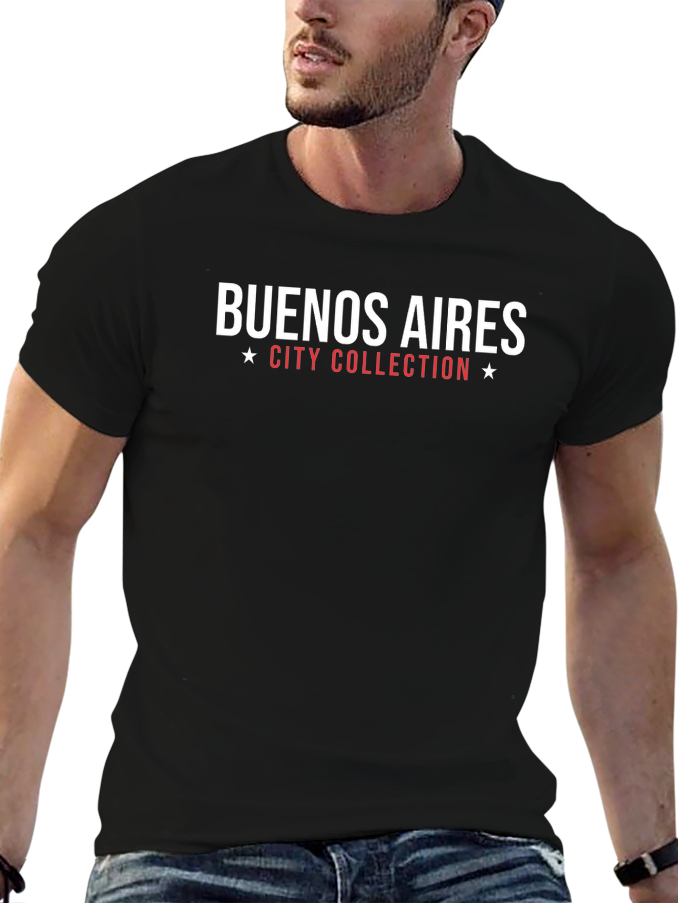 Buenos Aires City Collection Black T-Shirt