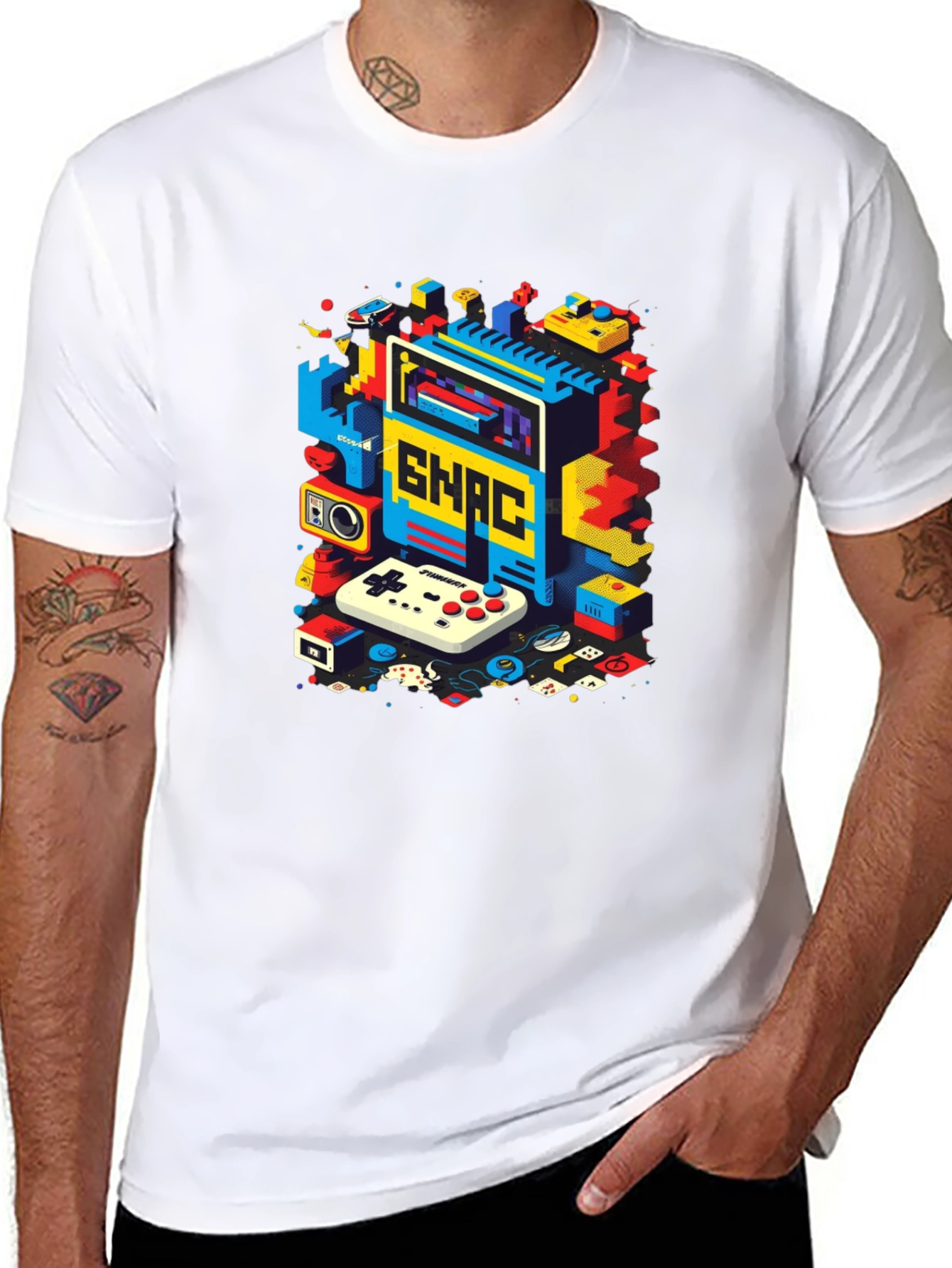 Retro Gaming T-Shirt - Classic Console Design