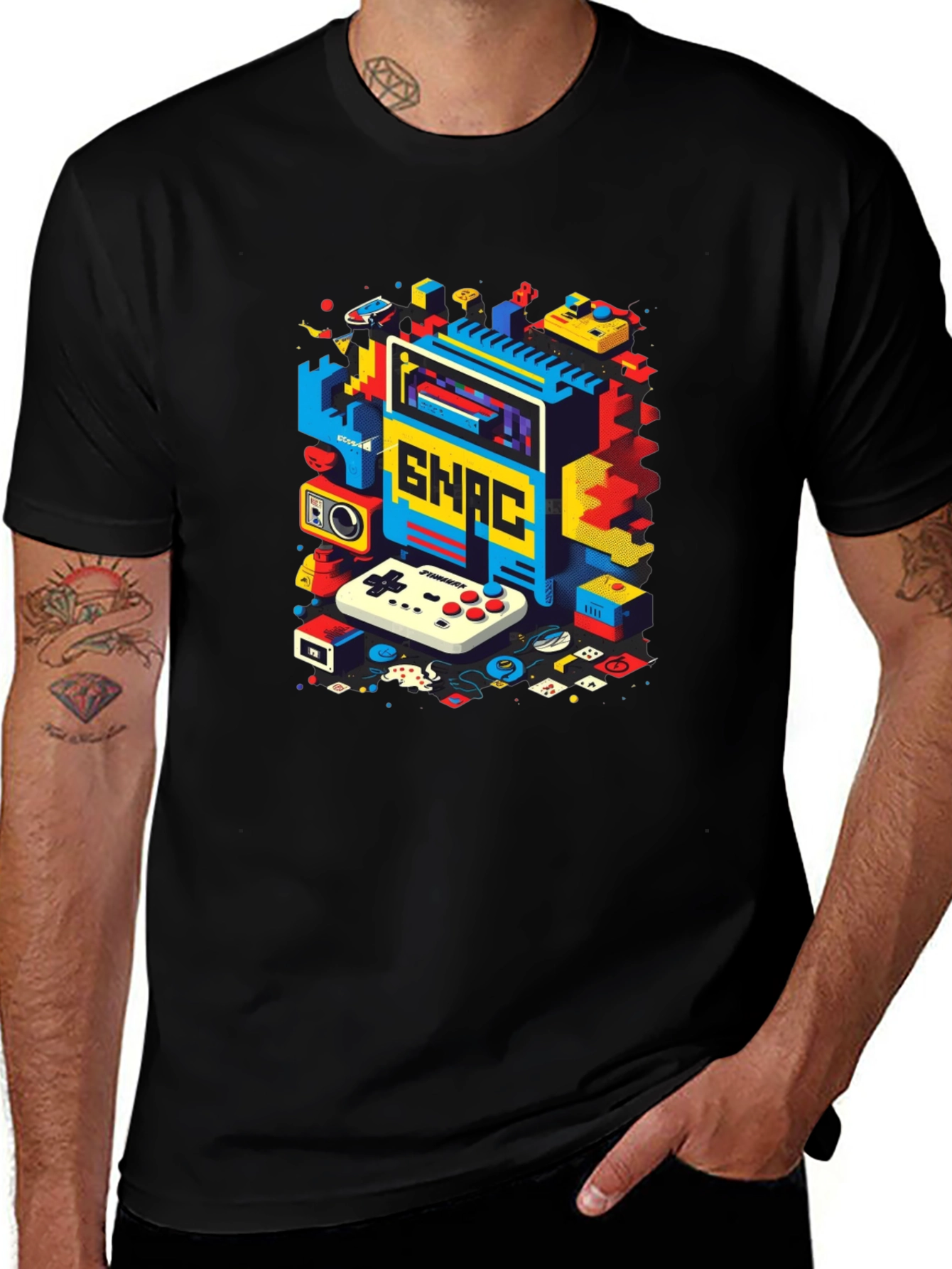 Retro Gaming T-Shirt - Classic Console Design