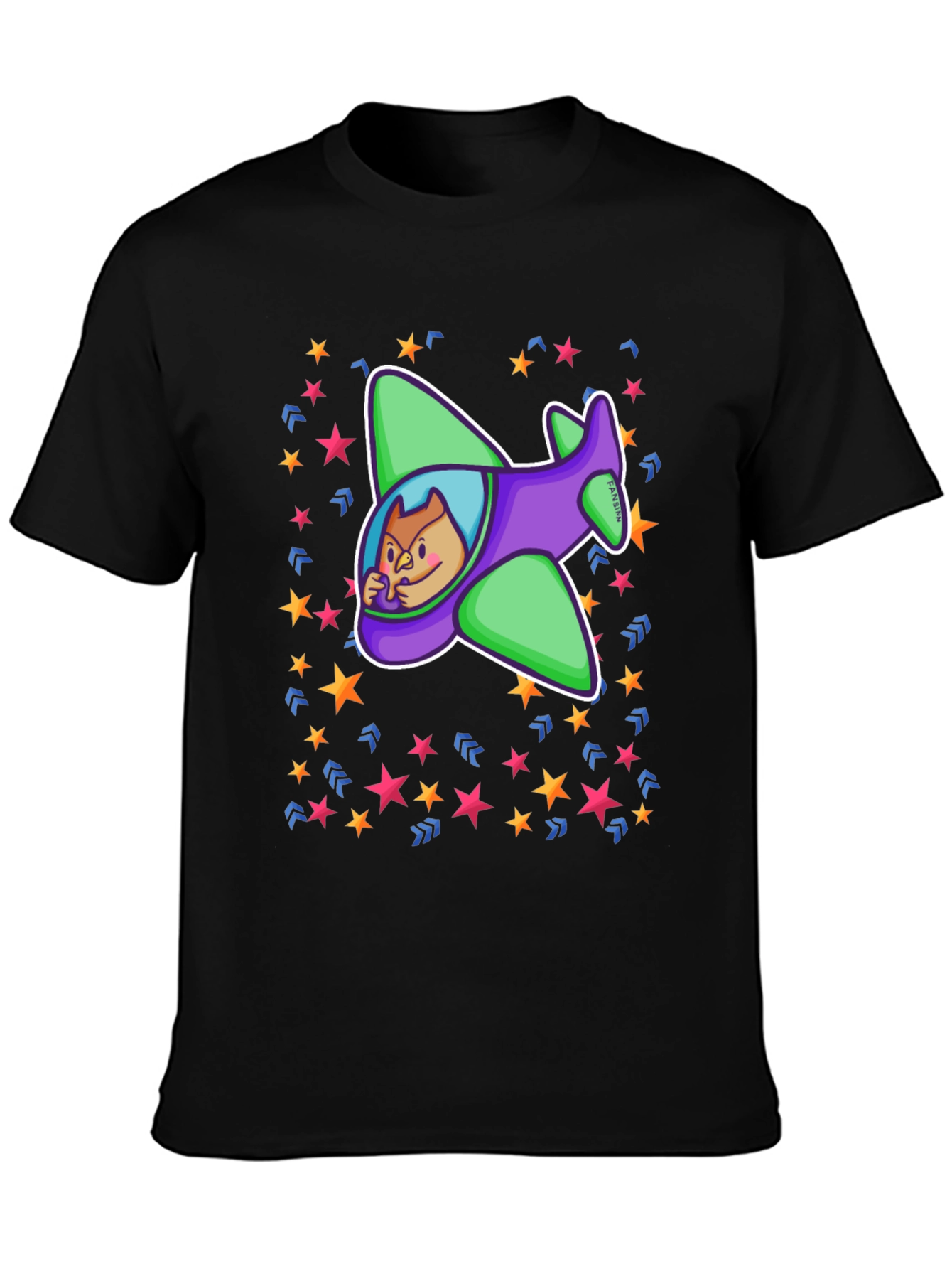 Cartoon Plane T-Shirt