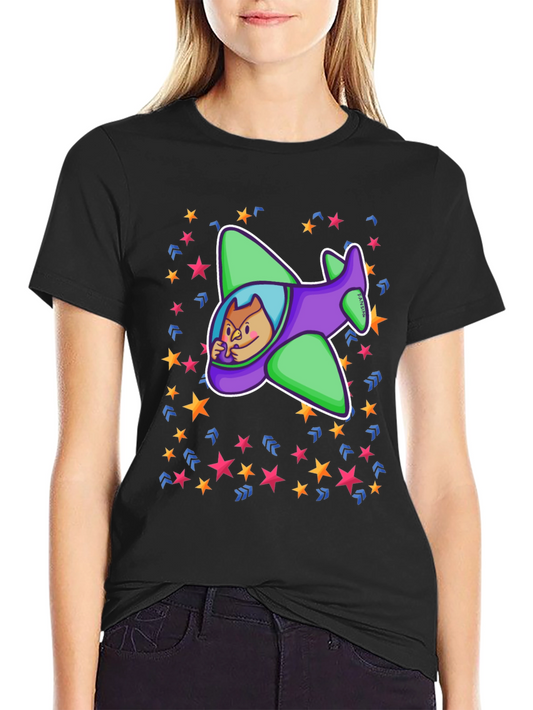 Cartoon Plane T-Shirt