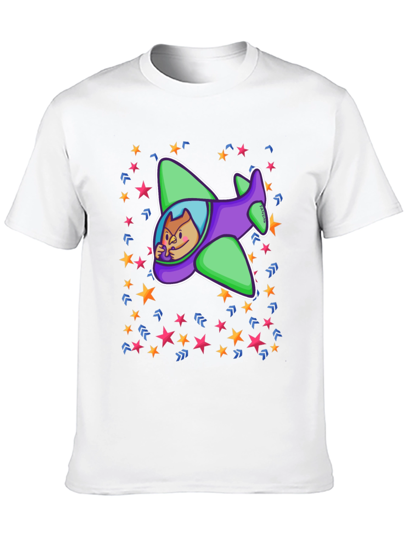 Cartoon Plane T-Shirt