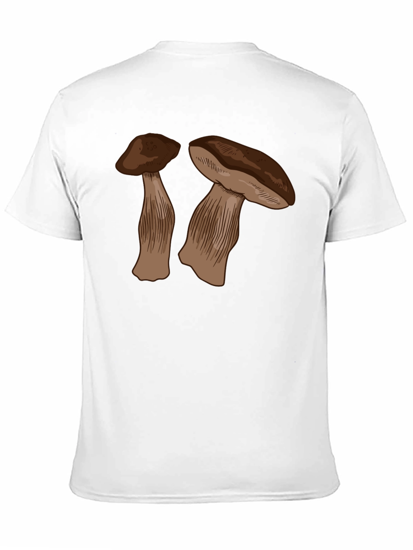 Mushroom Graphic Black T-Shirt - Unisex Design