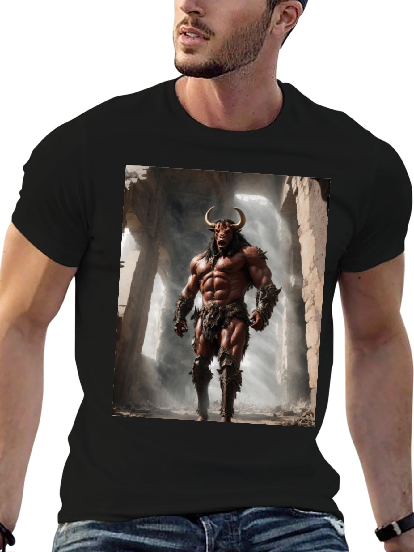 Minotaur Warrior Graphic Tee