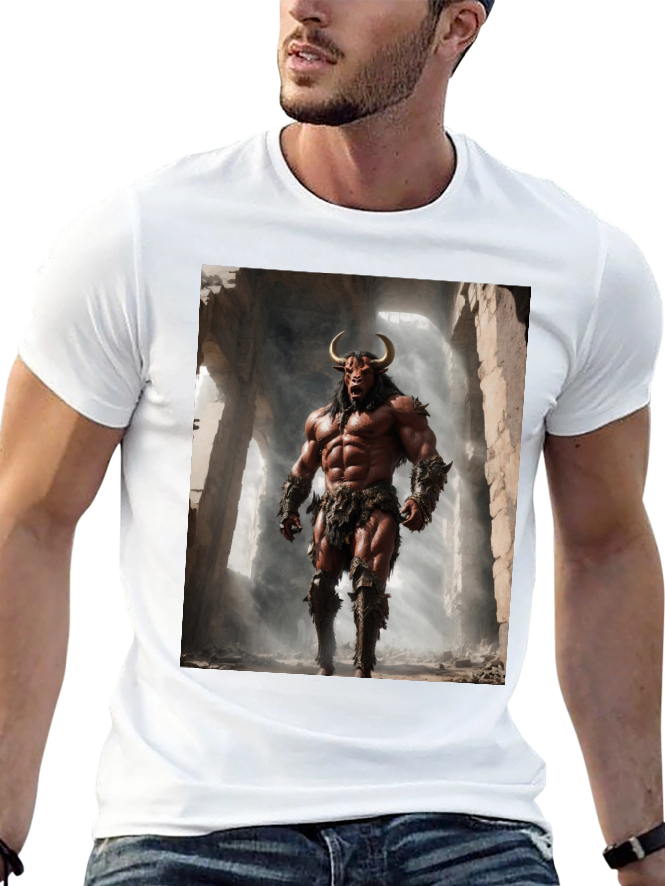 Minotaur Warrior Graphic Tee