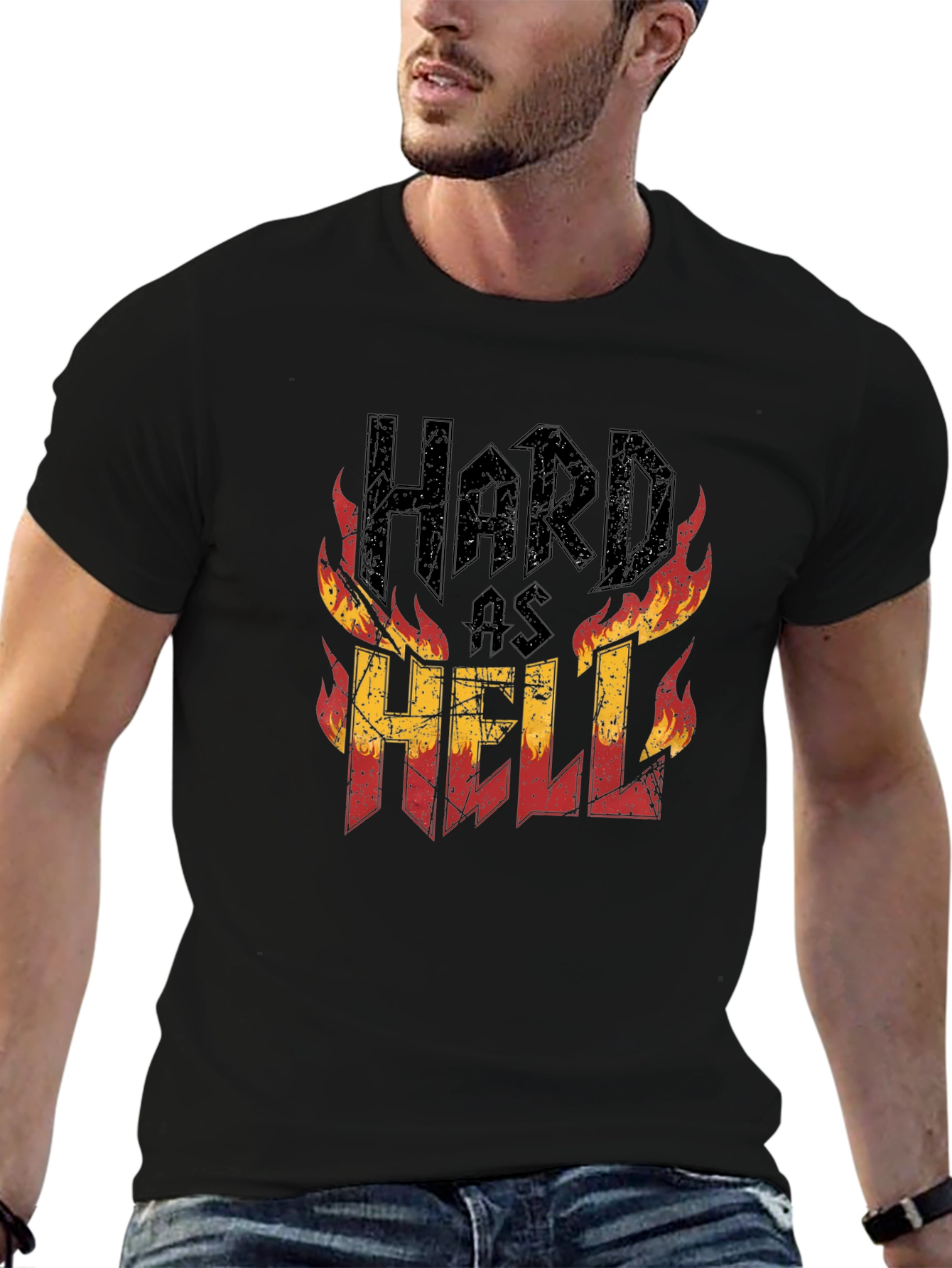 Hard As Hell Graphic Tee - Rocker Style