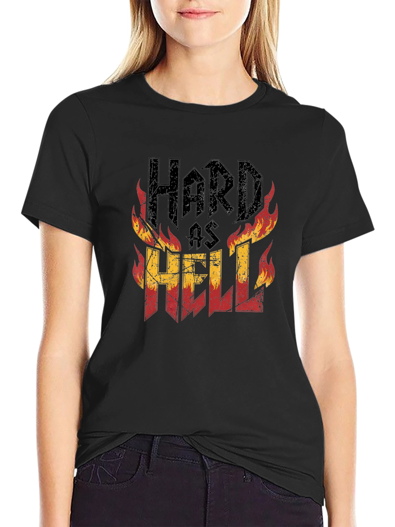 Hard As Hell Graphic Tee - Rocker Style