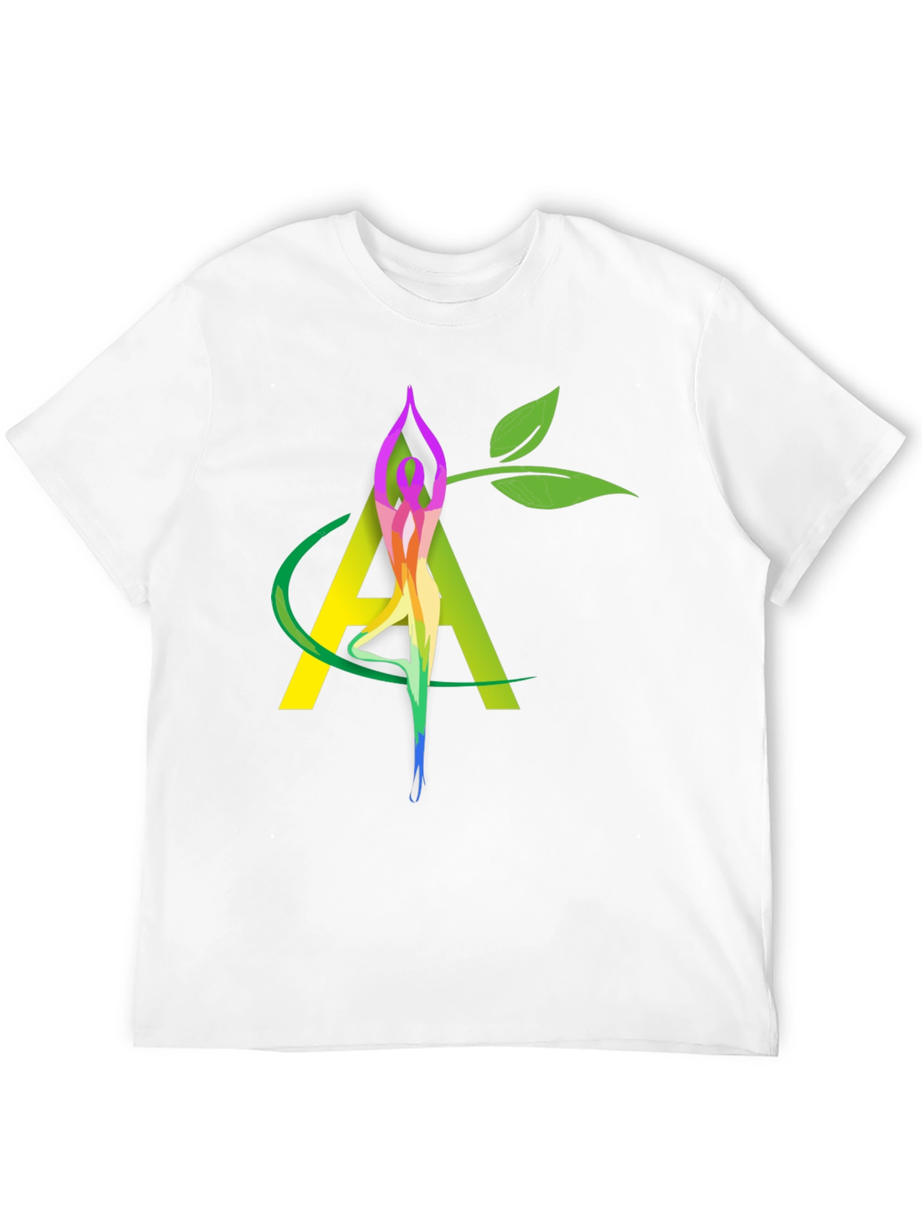 Yoga Nature Black Graphic Tee