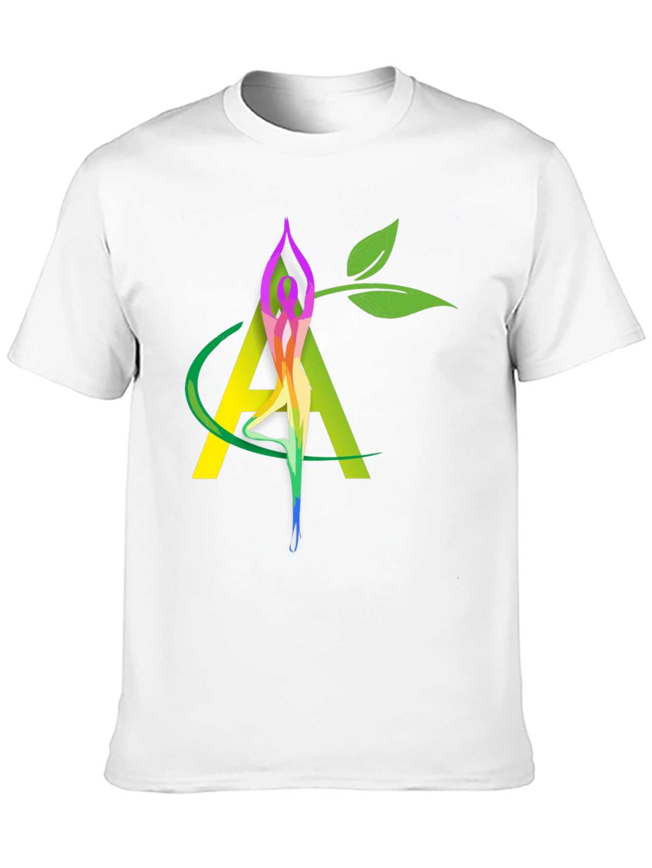 Yoga Nature Black Graphic Tee