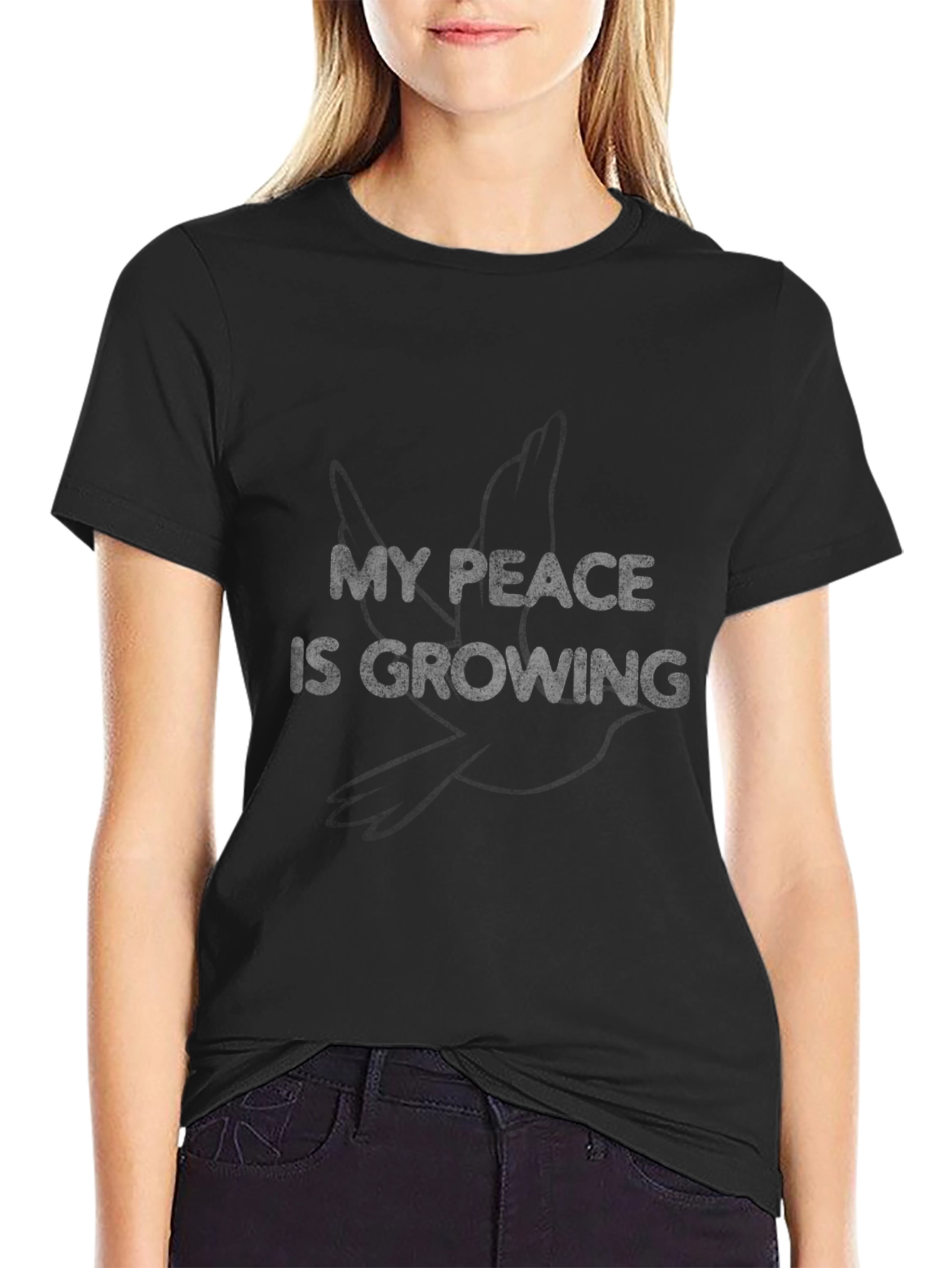 Peaceful Mindset Tee: My Peace is Growing