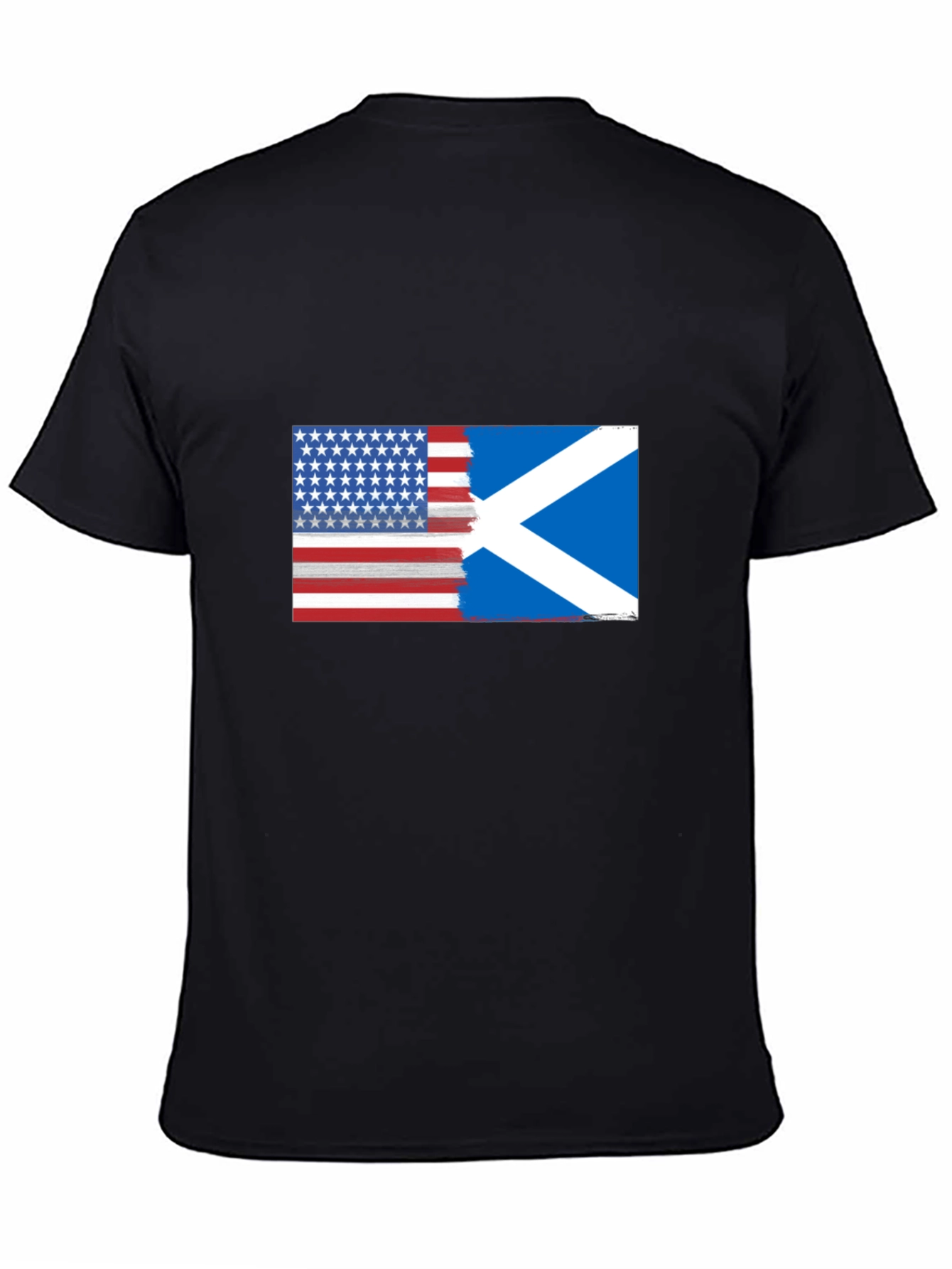 USA & Scotland Flag T-Shirt