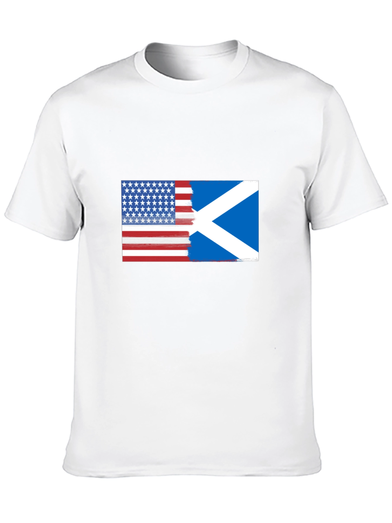 USA & Scotland Flag T-Shirt