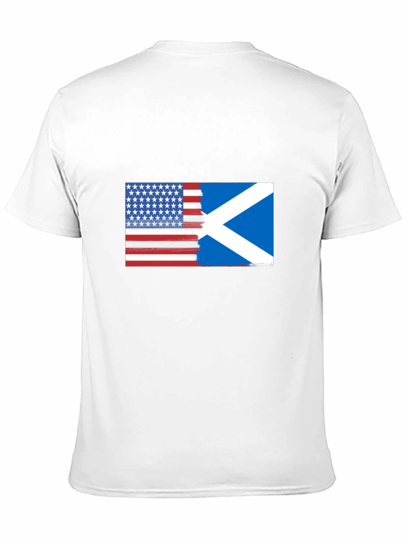 USA & Scotland Flag T-Shirt