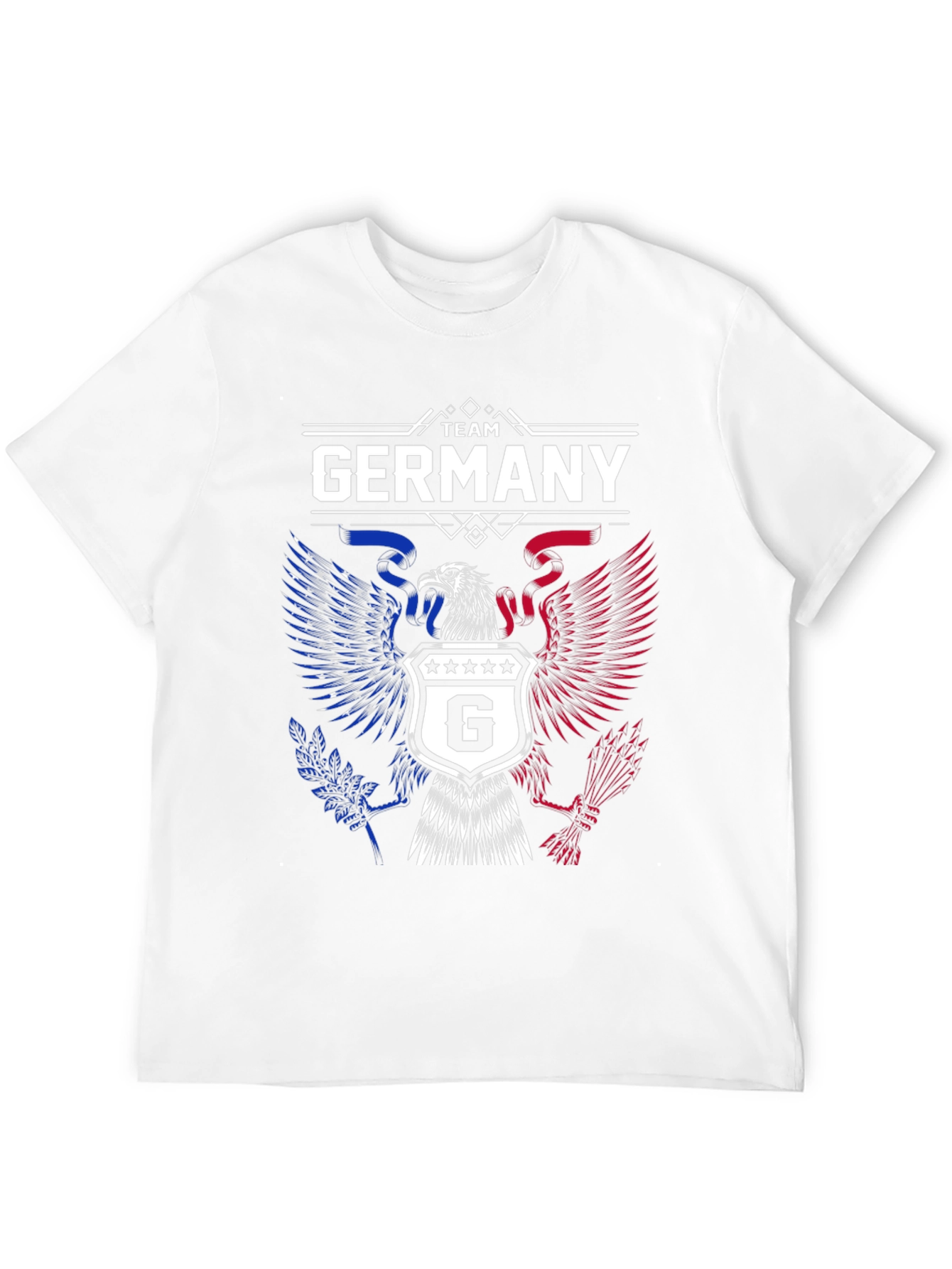 Team Germany Graphic T-Shirt - Patriotic Eagle Design