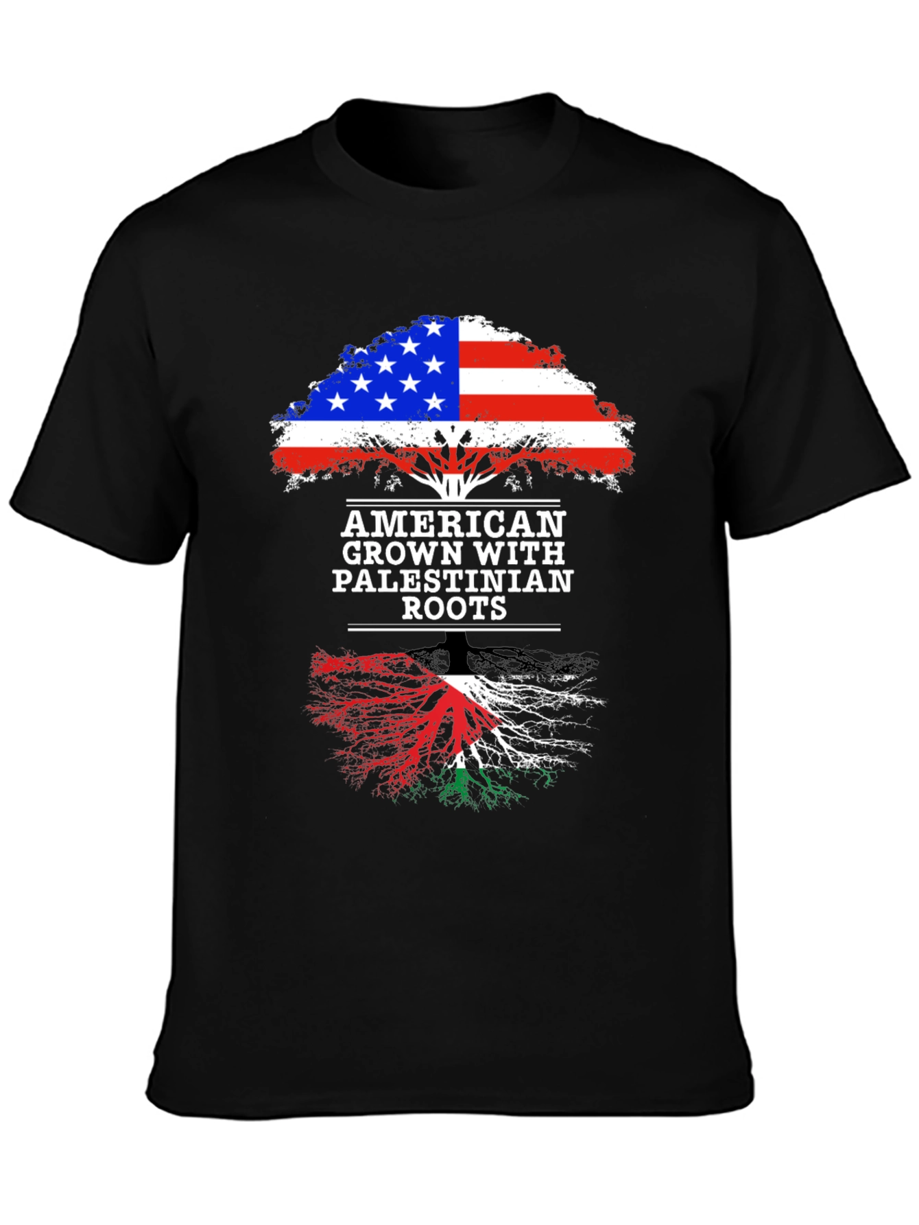 American Grown with Palestinian Roots T-Shirt