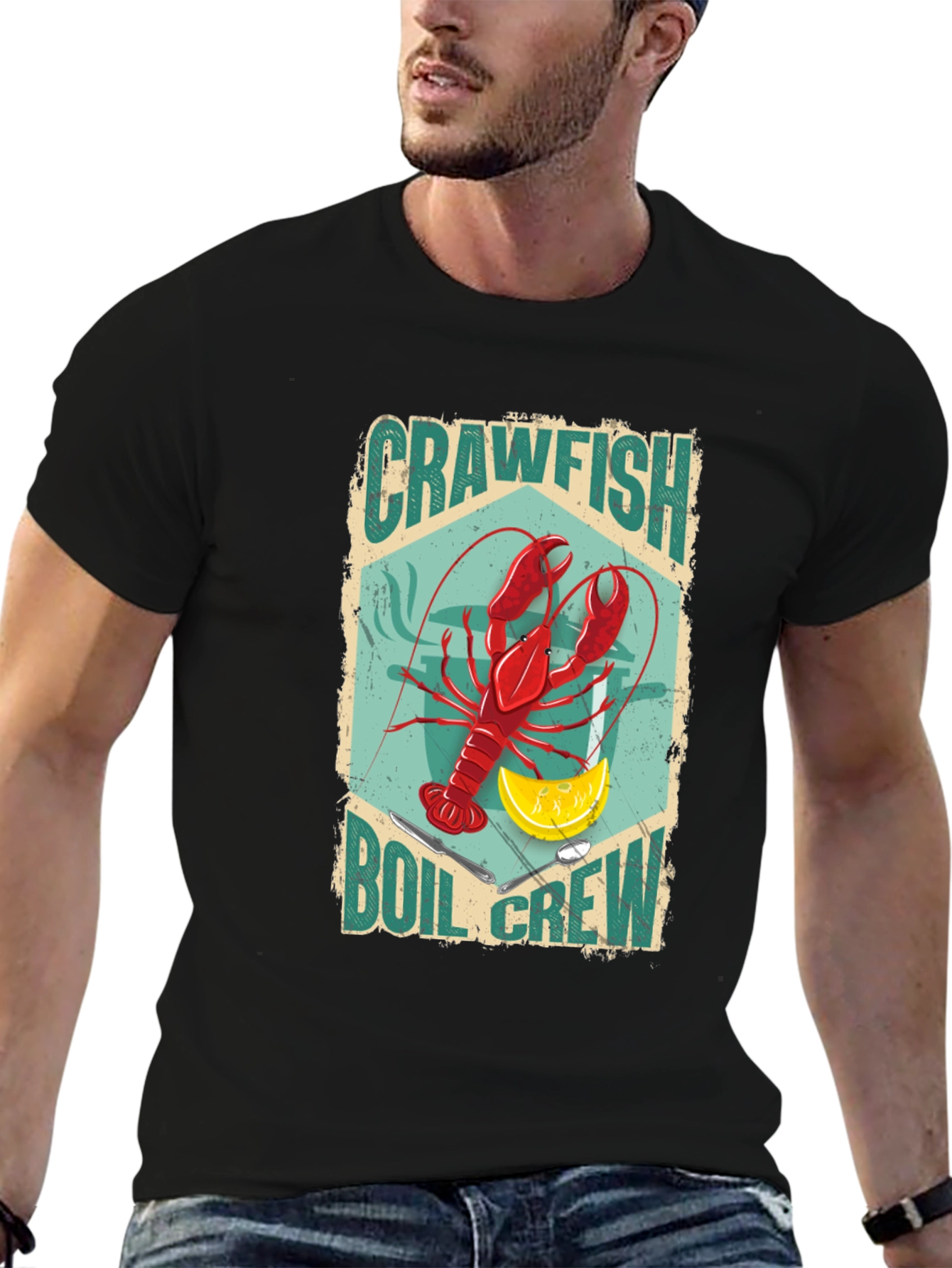 Crawfish Boil Crew Graphic T-Shirt