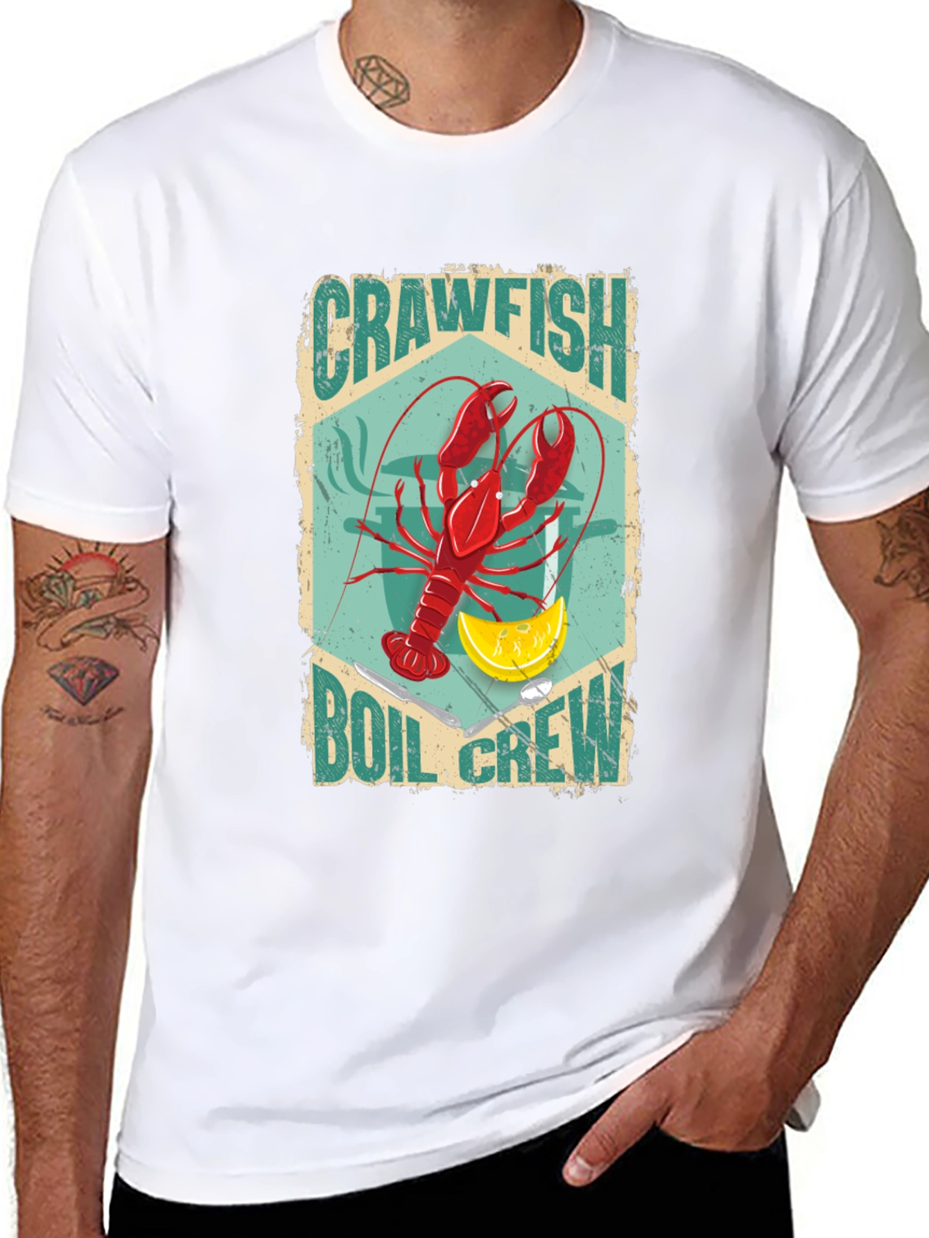 Crawfish Boil Crew Graphic T-Shirt