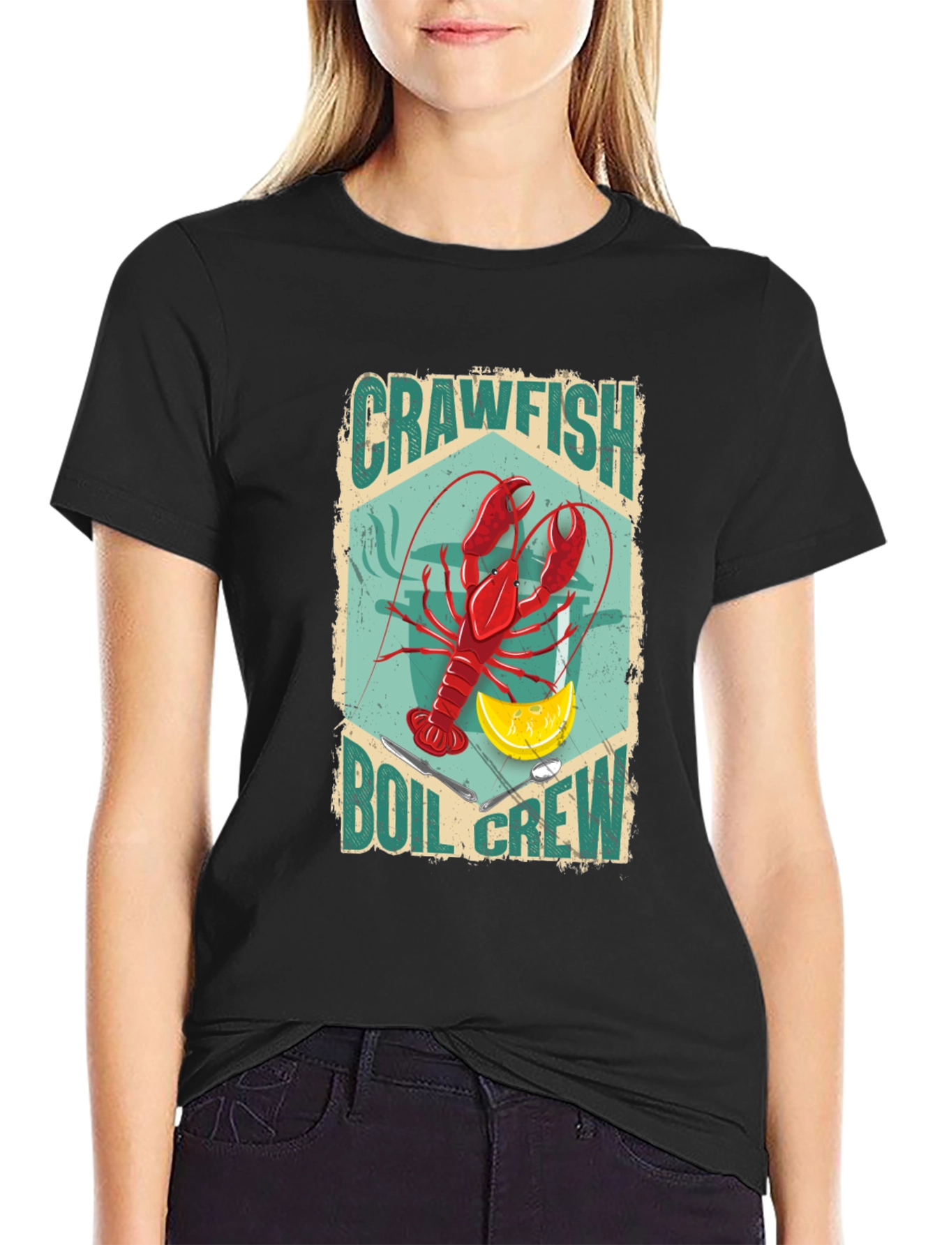 Crawfish Boil Crew Graphic T-Shirt
