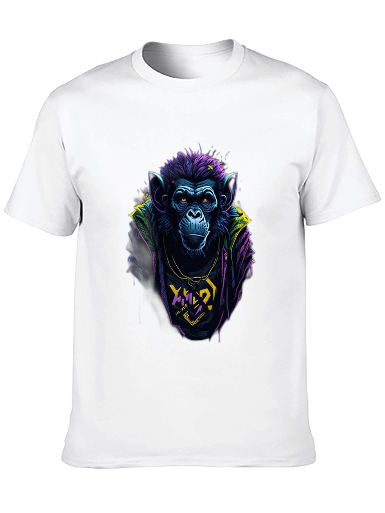 Cool Monkey Graphic Tee - Mens Black T-Shirt