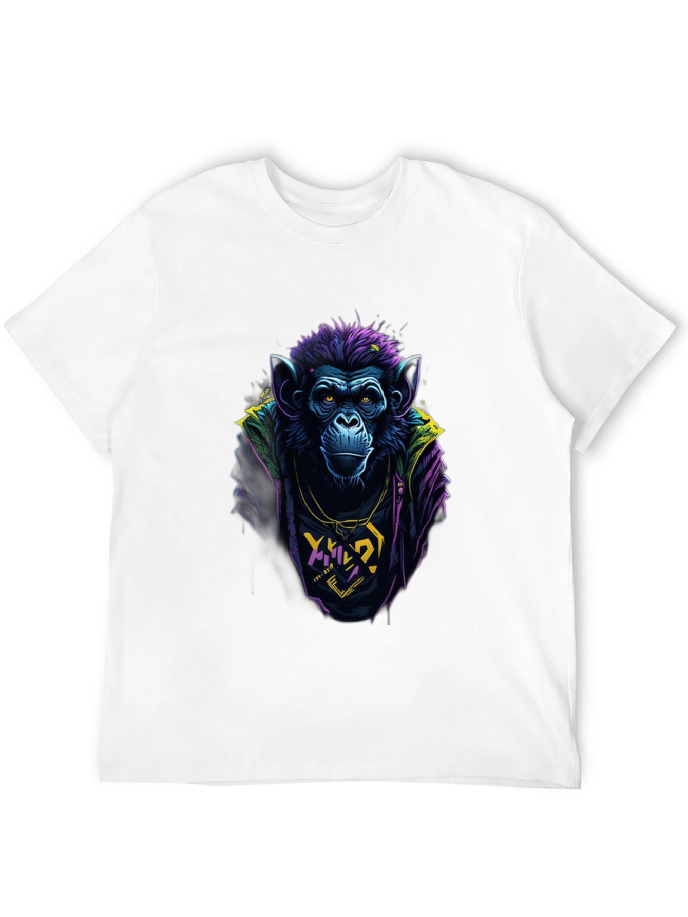 Cool Monkey Graphic Tee - Mens Black T-Shirt