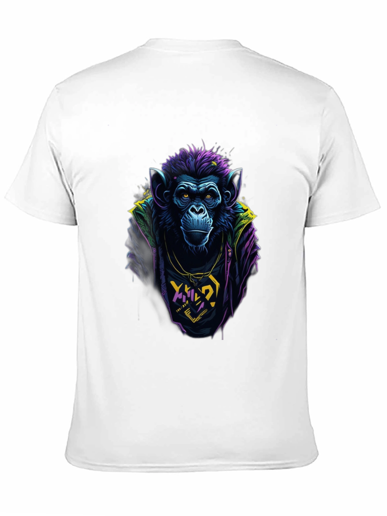 Cool Monkey Graphic Tee - Mens Black T-Shirt
