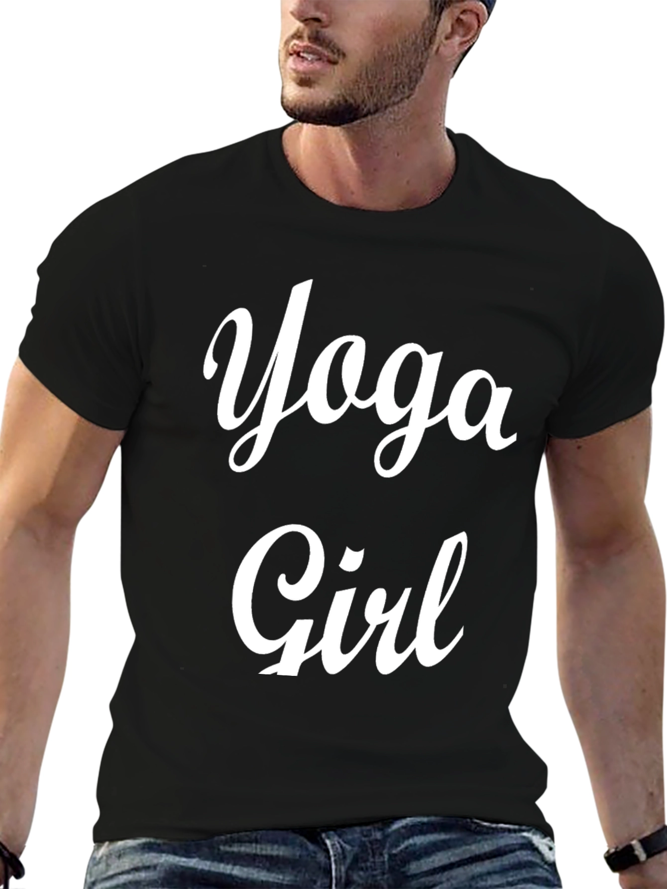 Yoga Girl Black T-Shirt