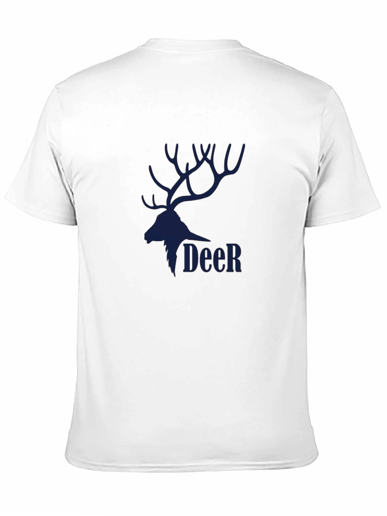 Black Deer Graphic T-Shirt for Men