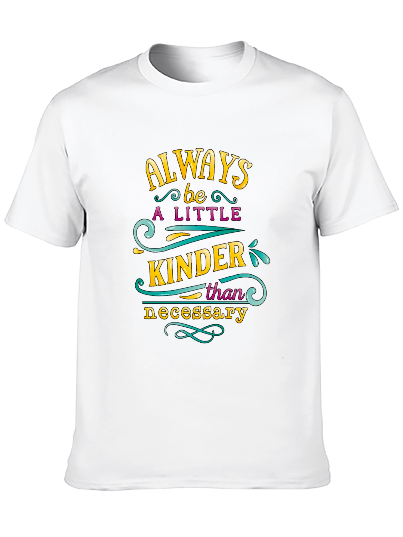 Always Be Kinder Black Graphic Tee