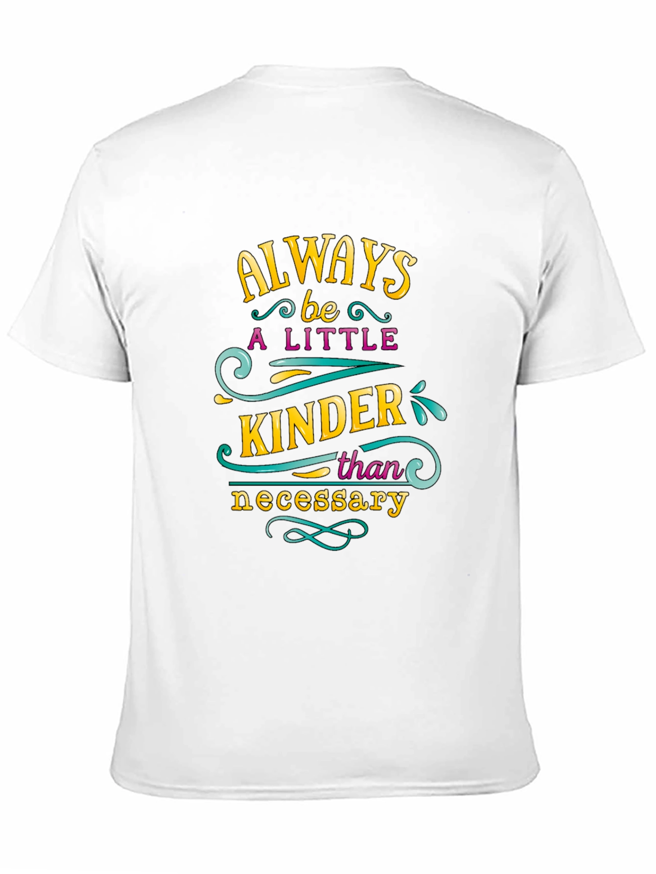 Always Be Kinder Black Graphic Tee