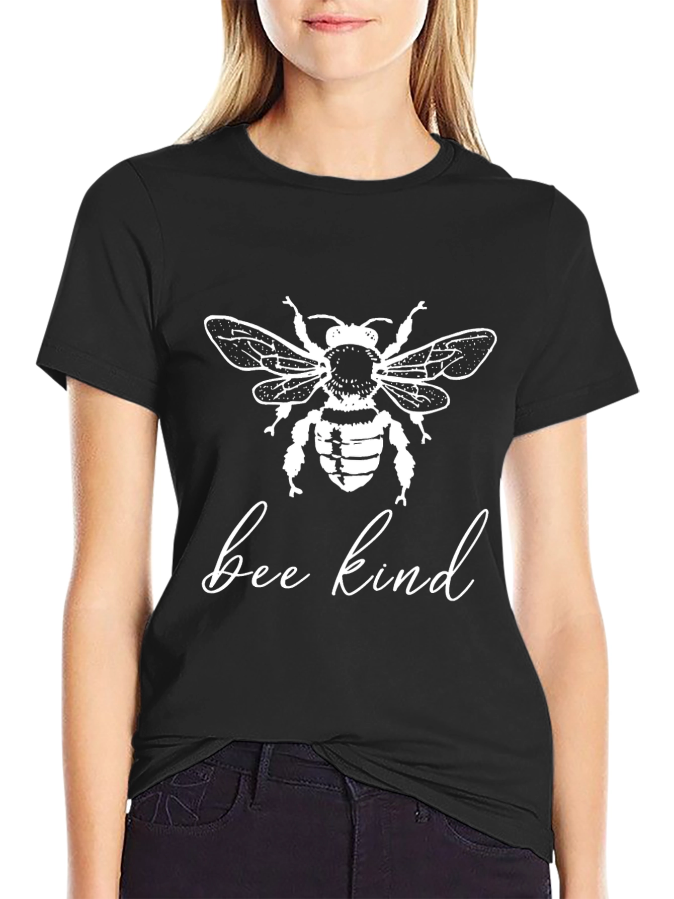 Bee Kind T-Shirt - Black Graphic Tee